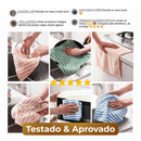 MaxFibra™ • Kit de Panos de Microfibra Reutilizável + (Brinde)