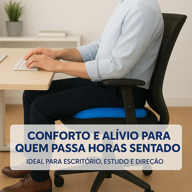 AliviGel™ • Almofada Em Gel Para Aliviar Dores nas Costas + Brinde